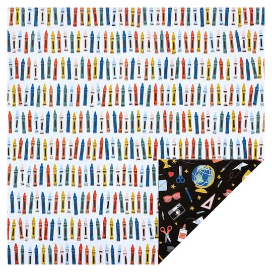 Back to School Double-Sided Cardstock Paper by Recollections&#x2122;, 12&#x22; x 12&#x22;